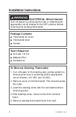 Preview for 4 page of GE RARWT1W Owner'S Manual & Installation Instructions