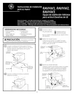 Preview for 5 page of GE RAVHW2 Installation Instructions Manual