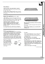 Предварительный просмотр 23 страницы GE RB525 series Use And Care & Installation