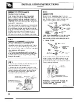 Предварительный просмотр 28 страницы GE RB525 series Use And Care & Installation