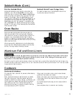 Preview for 15 page of GE RBS160 series Owner'S Manual