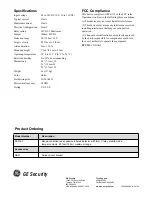 Предварительный просмотр 4 страницы GE RCR 50 - Security PrecisionLine Dual Technology Motion... Installation Instructions