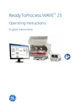 Предварительный просмотр 1 страницы GE ReadyToProcess WAVE 25 Operating Instructions Manual