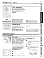 Preview for 11 page of GE Refrigerator Owners And Installation Manual