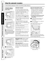 Preview for 12 page of GE Refrigerator Owners And Installation Manual