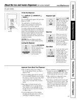 Preview for 13 page of GE Refrigerator Owners And Installation Manual