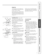 Preview for 21 page of GE RGA520EW4 Owner'S Manual