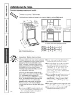 Preview for 24 page of GE RGA520EW4 Owner'S Manual