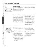 Preview for 20 page of GE RGA520PW8 Owner'S Manual