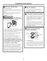 Предварительный просмотр 26 страницы GE RGA720EKWH Owner'S Manual & Installation Instructions