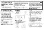 Preview for 1 page of GE RGB1-G60-8 Use And Care Instructions