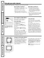 Preview for 8 page of GE RGB523 Owner'S Manual & Installation Instructions