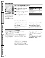 Preview for 12 page of GE RGB523 Owner'S Manual & Installation Instructions