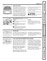 Preview for 21 page of GE RGB523 Owner'S Manual & Installation Instructions