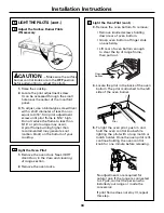 Preview for 34 page of GE RGB523 Owner'S Manual & Installation Instructions