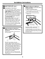 Preview for 35 page of GE RGB523 Owner'S Manual & Installation Instructions