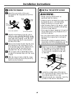 Preview for 37 page of GE RGB523 Owner'S Manual & Installation Instructions