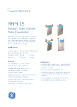 GE RHM 15 Specifications preview