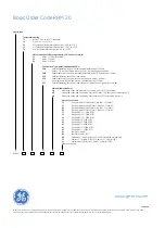 Предварительный просмотр 8 страницы GE RHM 20 Specifications