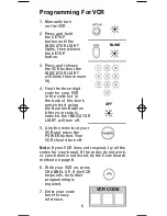 Предварительный просмотр 6 страницы GE RM94904 Instruction Manual