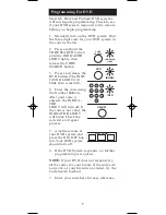 Preview for 8 page of GE RM94927 Instruction Manual