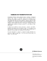 Предварительный просмотр 2 страницы GE RTfino/RT3200 Service Manual