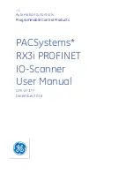 GE RX3i PROFINET User Manual предпросмотр