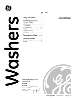 Предварительный просмотр 1 страницы GE S3700G4WW Owner'S Manual