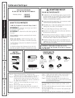 Preview for 50 page of GE SBSD107H Use And Care Manual