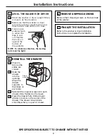 Preview for 3 page of GE SBSD227FWW Installation Instructions Manual