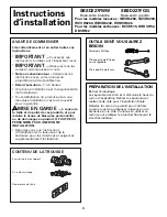 Preview for 4 page of GE SBSD227FWW Installation Instructions Manual