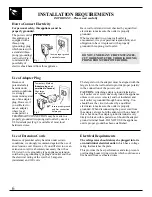 Preview for 6 page of GE SC4 Use And Care Manual