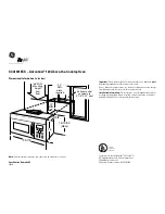 GE SCA1001KSS - Profile Advantium 120 Above-the-Cooktop Oven Dimensional Information preview