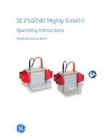 Предварительный просмотр 1 страницы GE SE 250 Mighty Small II Operating Instructions Manual