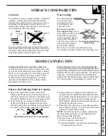 Preview for 9 page of GE Self-Cleaning Electric Range Use And Care & Installation Manual