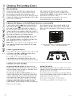 Предварительный просмотр 26 страницы GE Self-Cleaning Gas Ranges Owner'S Manual