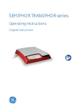 GE SEMIPHOR TRANSPHOR Series Operating Instructions Manual preview