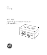 GE Sensing RPT 301 User Manual preview