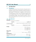 Preview for 9 page of GE Sensing RPT 301 User Manual