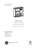 GE SG 500 Series Installation Manual preview