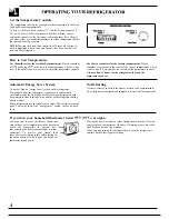 Preview for 4 page of GE Side by side 19 Use And Care & Installation Manual