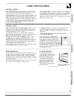 Preview for 9 page of GE Side by side 19 Use And Care & Installation Manual