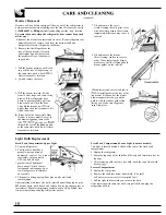 Preview for 10 page of GE Side by side 19 Use And Care & Installation Manual