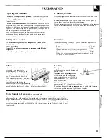 Preview for 11 page of GE Side by side 19 Use And Care & Installation Manual