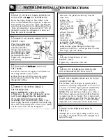 Preview for 14 page of GE Side by side 19 Use And Care & Installation Manual