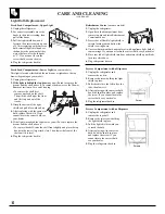 Preview for 14 page of GE Side by Side 20 Dispenser Use And Care Manual