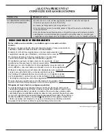 Предварительный просмотр 67 страницы GE Side by Side 20 Dispenser Use And Care Manual