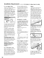 Preview for 4 page of GE Side by Side 22' & 24' Use & Care Manual