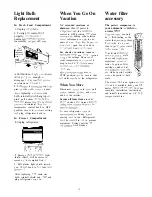 Preview for 14 page of GE Side by Side 22' & 24' Use & Care Manual