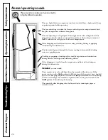 Preview for 24 page of GE SIDE BY SIDE 25 Owners And Installation Manual